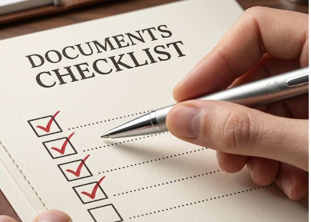 Document checklist